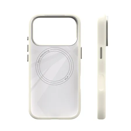 Чехол защитный VLP Aster Pro Case с MagSafe для iPhone 17 Pro, белый