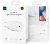 Блок WIWU USB-C 20Вт + Кабель USB-C - USB-C White