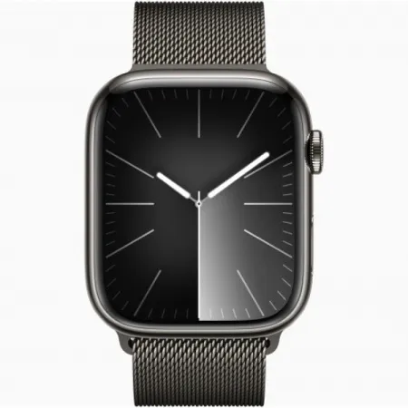 Apple Watch Series 9 45mm Graphite Stainless Steel Case Millanes Graphite Band