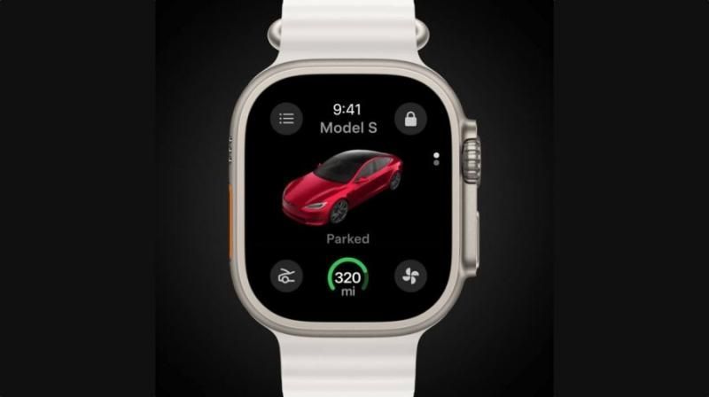Tesla теперь можно открывать с Apple Watch